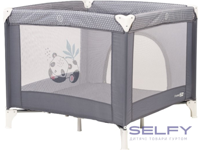 Манеж для ребенка FreeON Square Panda, grey, Фото 1