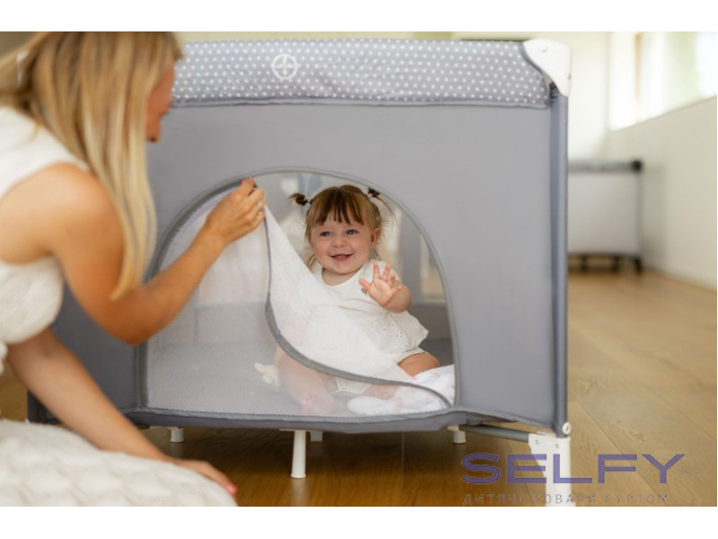 Манеж для ребенка FreeON Square Panda, grey, Фото 5