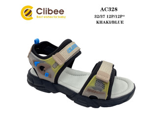Босоніжки дитячі Clibee AC328 khaki-blue 32-37