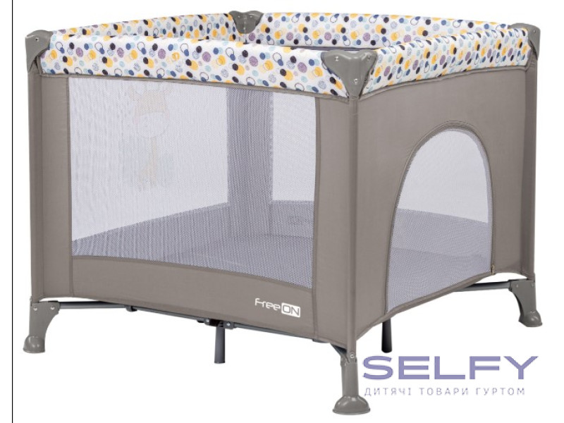 Манеж для дитини FreeON Square Giraffe, grey, Фото 4