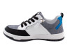 Кроссовки Ш-462 Е белая, серая, черная кожа 32-39, Фото 5