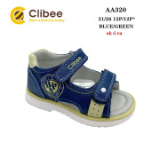 Босоніжки дитячі Clibee AA320 blue-green 21-26