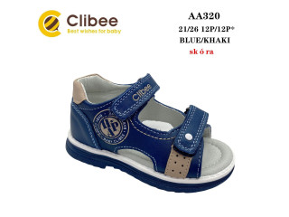 Босоніжки дитячі Clibee AA320 blue-khaki 21-26