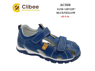 Босоніжки дитячі Clibee AC326 blue-yellow 31-36
