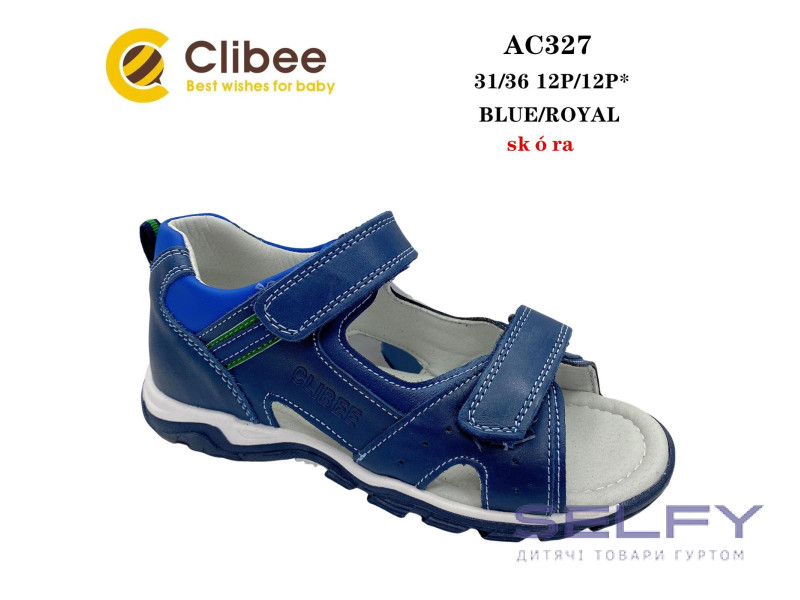 Босоніжки дитячі Clibee AC327 blue-royal 31-36, Фото 1