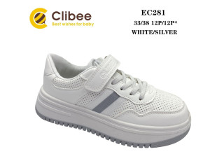 Кросівки дитячі Clibee EC281 white-silver 33-38