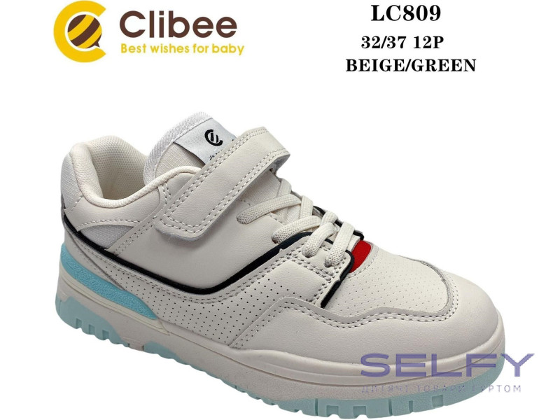 Кросівки дитячі Clibee LC809 beige-green 32-37, Фото 1