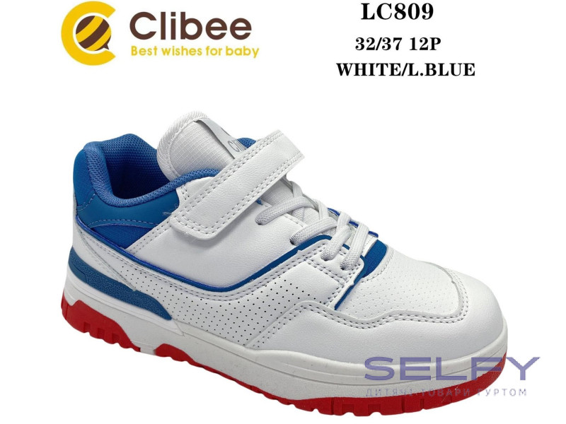 Кросівки дитячі Clibee LC809 white-l.blue 32-37, Фото 1
