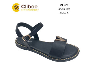 Босоніжки дитячі Clibee ZC87 black 30-35