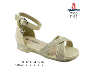 Босоніжки дитячі Apawwa M556 gold 31-36