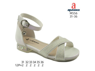 Босоніжки дитячі Apawwa M556 white 31-36