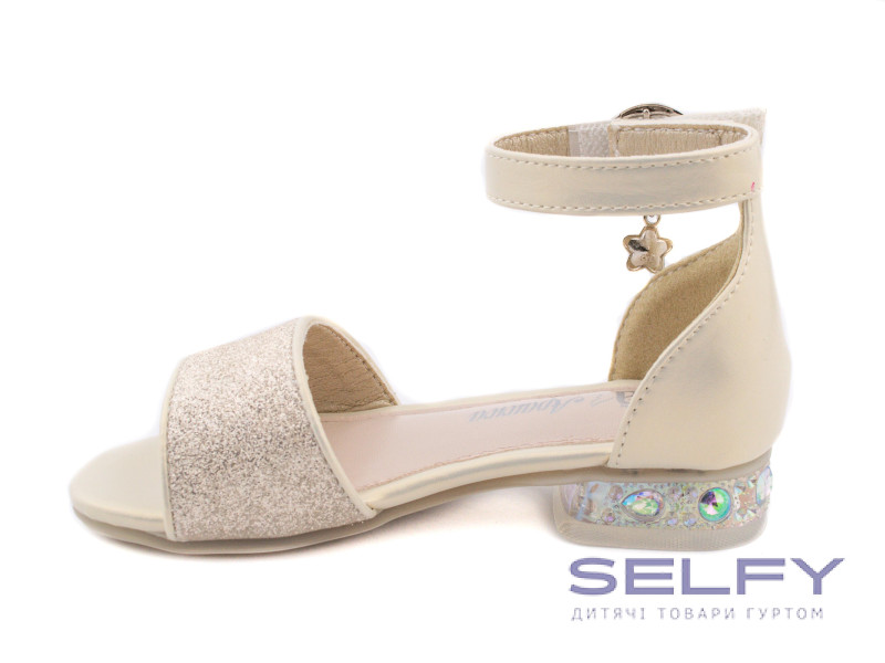 Босоніжки дитячі Apawwa M557 gold 25-30, Фото 3