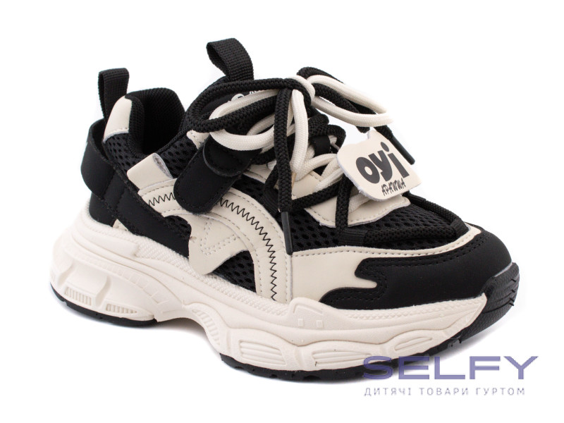 Кроссовки детские Apawwa N751 black 32-37, Фото 1