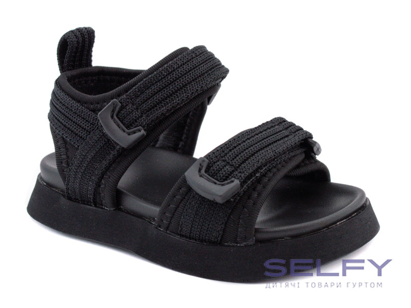 Босоніжки дитячі Apawwa T864 black 27-31, Фото 1