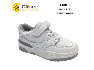 Кросівки дитячі Clibee LB810 white-grey 26-31
