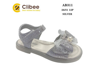 Босоніжки дитячі Clibee AB311 silver 26-31