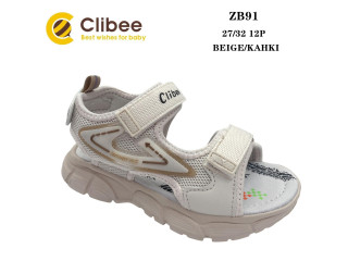 Босоніжки дитячі Clibee ZB91 beige-khaki 27-32