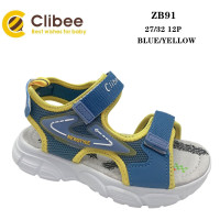 Босоніжки дитячі Clibee ZB91 blue-yellow 27-32