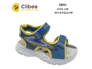 Босоніжки дитячі Clibee ZB91 blue-yellow 27-32