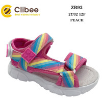 Босоніжки дитячі Clibee ZB92 black-peach 27-32