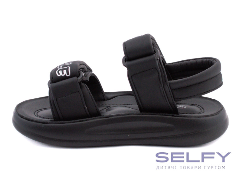 Босоніжки дитячі Apawwa P955 black 26-31, Фото 3