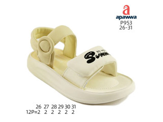 Босоніжки дитячі Apawwa P953 beige 26-31