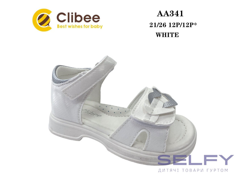 Босоніжки дитячі Clibee AA341 white 21-26, Фото 1