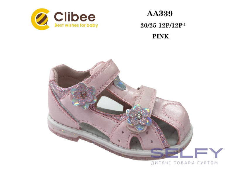 Босоніжки дитячі Clibee AA339 pink 20-25, Фото 1