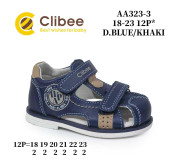 Босоножки детские Clibee AA323-3 blue-khaki 18-23