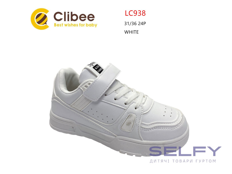Кроссовки детские Clibee LC938 white 31-36, Фото 1