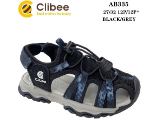 Босоніжки дитячі Clibee AB335 black-grey 27-32