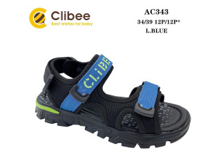 Босоніжки дитячі Clibee AC343 l.blue 34-39