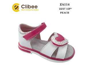 Босоніжки дитячі Clibee ZA114 peach 22-27