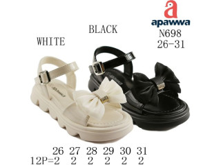 Босоніжки дитячі Apawwa N698 white 26-31