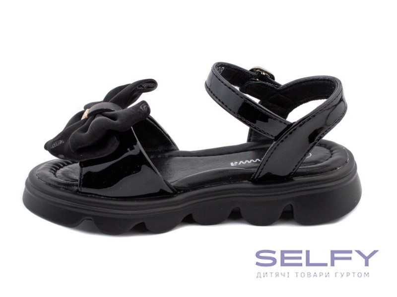 Босоніжки дитячі Apawwa N698 black 26-31, Фото 3