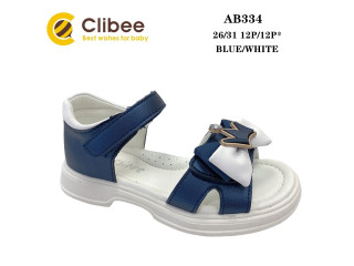Босоніжки дитячі Clibee AB334 blue-white 26-31