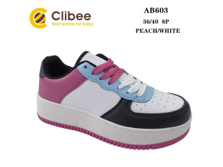 Кросівки Clibee AB603 peach-white 36-40