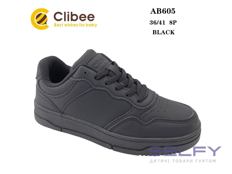 Кросівки Clibee AB605 black 36-41, Фото 1