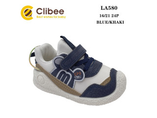Кросівки дитячі Clibee LA580 blue-khaki 16-21