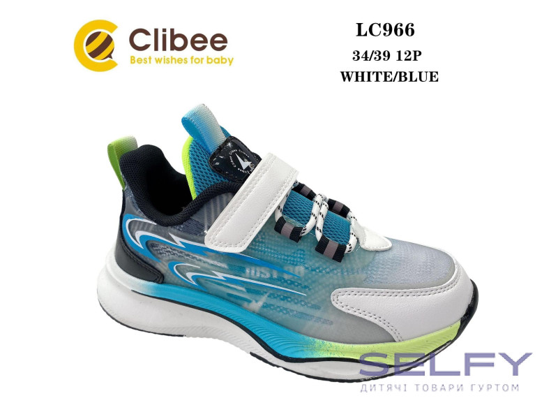 Кросівки дитячі Clibee LC966 white-blue 34-39, Фото 1