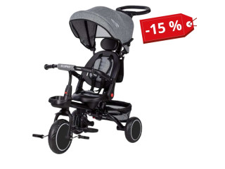 Триколісний дитячий велосипед Free2Move ELIPSO black grey