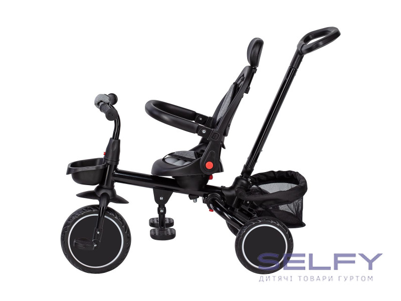Триколісний дитячий велосипед Free2Move Elipso, black - grey, Фото 7