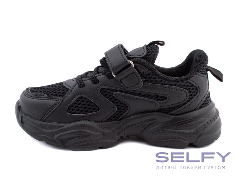 Кроссовки детские Apawwa V298 black 30-37, Фото 3