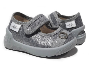 Ketty 18-25 сірий, брошка по-розмірно