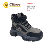 Черевики дитячі Clibee HB398 grey-black 26-31 по- розмірно
