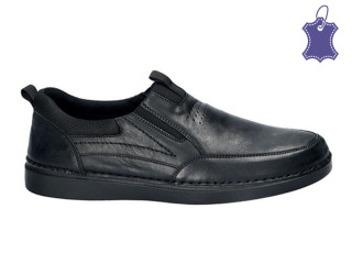 Туфлі ШКІРА American Club CY 105/24 чорний 41-45 (354/24) по-розмірно