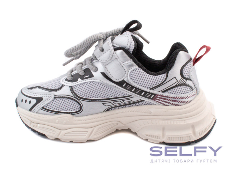 Кроссовки детские Apawwa N774 silver 32-37, Фото 3