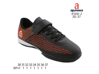 Футзалки дитячі Apawwa X568-2 black 30-37
