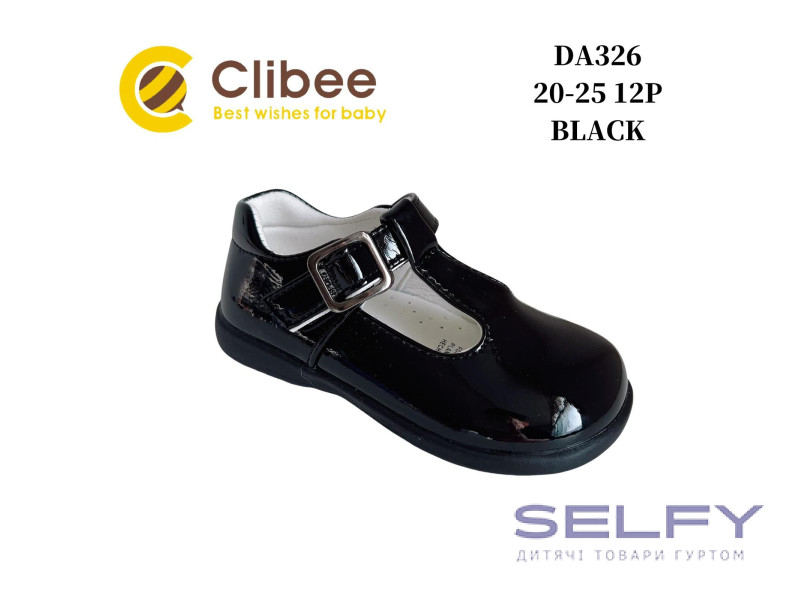 Туфлі Clibee DA326 black 20-25, Фото 1