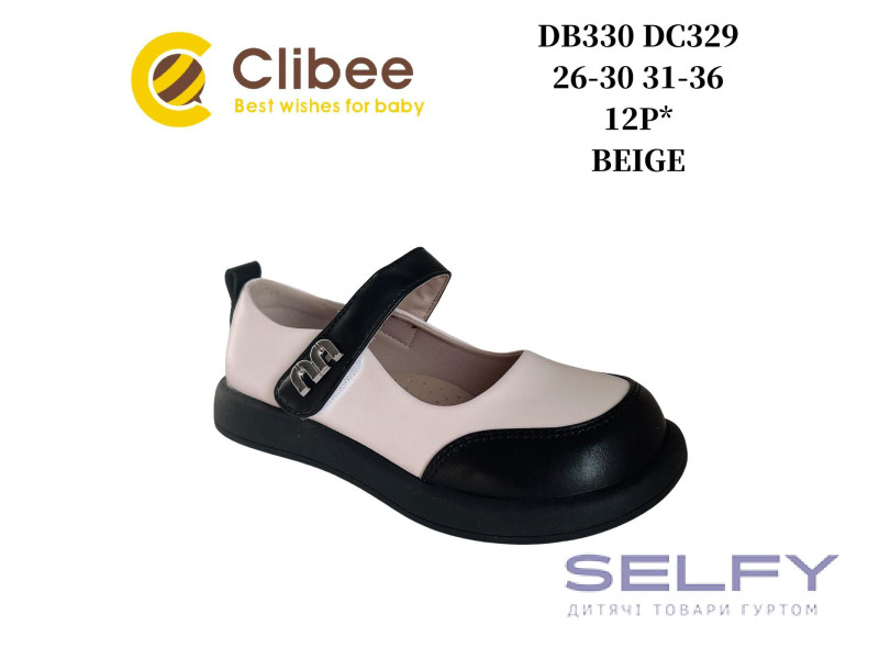 Туфлі Clibee DC329 beige 31-36, Фото 1